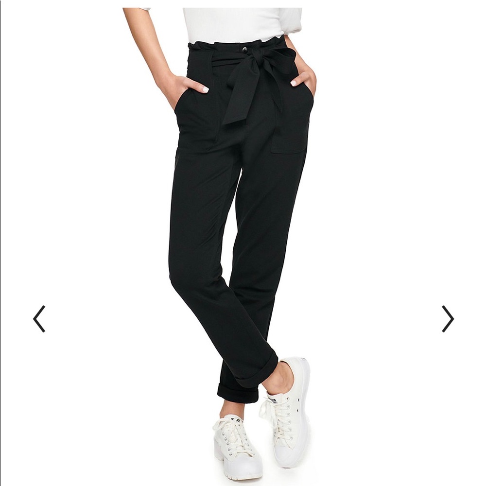 Athleta High Rise Paperbag Dress Pants